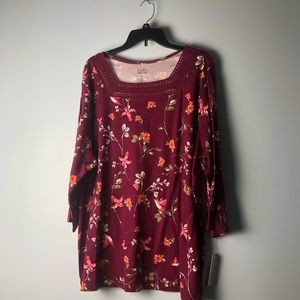 New Croft and Barrow Ladies Shirt. Size:3x